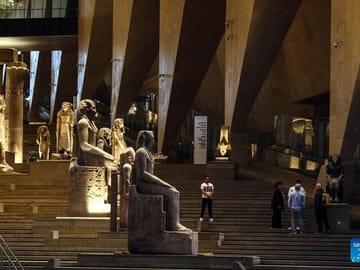 Bus Tour to the Grand Egyptian Museum and Pyramids from Sharm El-Sheikh
