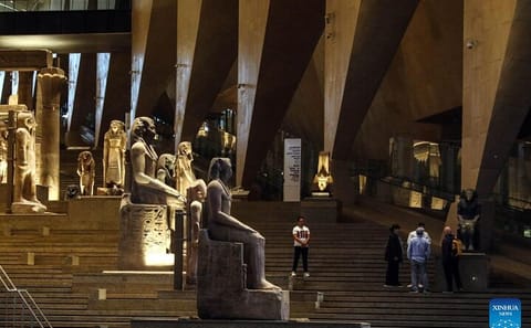 Bus Tour to the Grand Egyptian Museum and Pyramids from Sharm El-Sheikh
