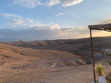 Camel Ride and Dinner Experience in Agafay Desert, Marrakech