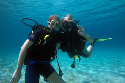 Private Discover scuba diving for beginners in Athens with pickup