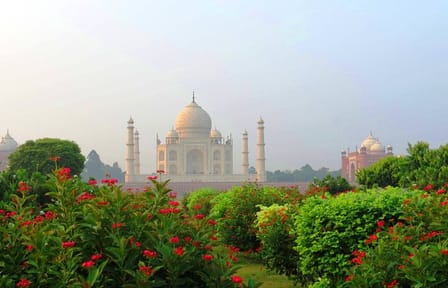 Taj Mahal Sunrise Tour with Agra Fort from New Delhi