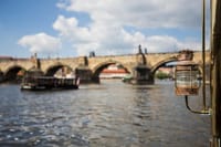 Charles Bridge view from the river