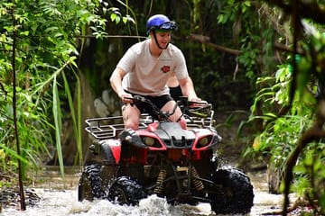 ATV Jungle Adventure and Sloth Encounter in Roatán