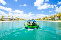 Sunny Soak: Enjoy the turquoise waters all around.