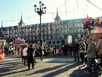 Walking Tour of Madrid's Plaza Mayor Christmas Market