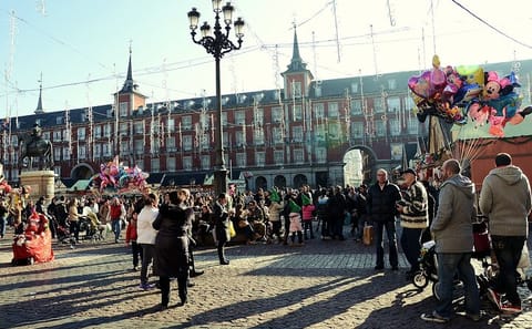 Walking Tour of Madrid's Plaza Mayor Christmas Market