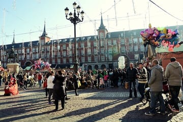 Walking Tour of Madrid's Plaza Mayor Christmas Market