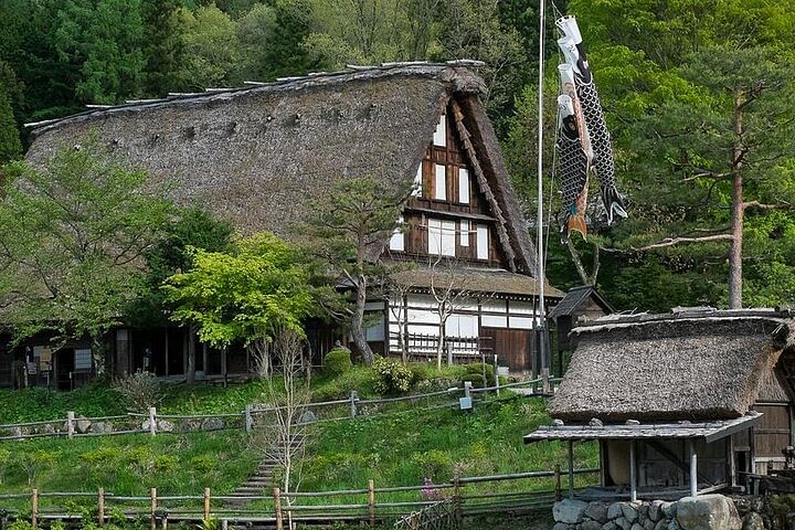 Hida Folk Village Museum Passes in Takayama Japan