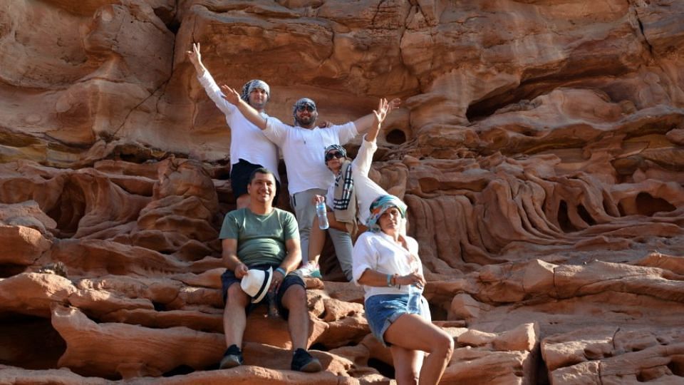 Salama Colored Canyon & Blue Hole Adventure Safari in Sinai