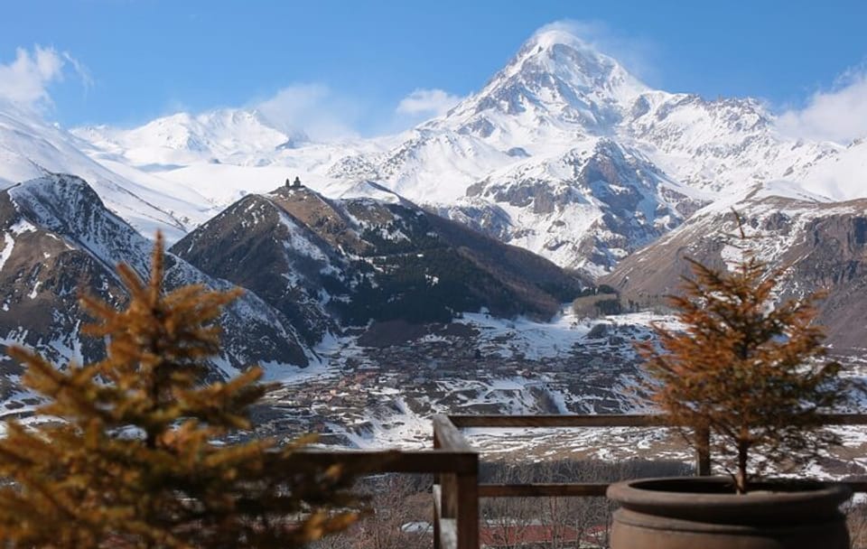 Landscapes of Ananuri Gudauri, Kazbegi and Hotel Rooms Group tour