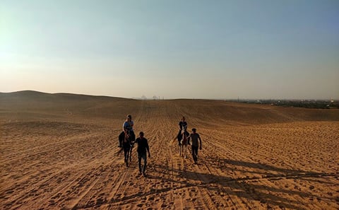 Abusir Horseback Riding Adventure and Fifth Dynasty Pyramids Tour