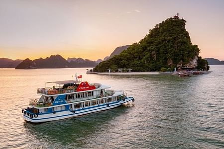 Luxury Halong Bay Day Cruise from Tuan Chau Harbor with Kayaking & Scenic Views