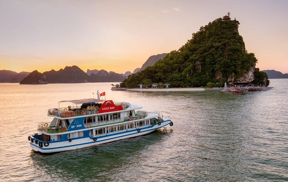 Cozy 5-Star Halong Day Cruise from Tuan Chau Harbor/Pick Up