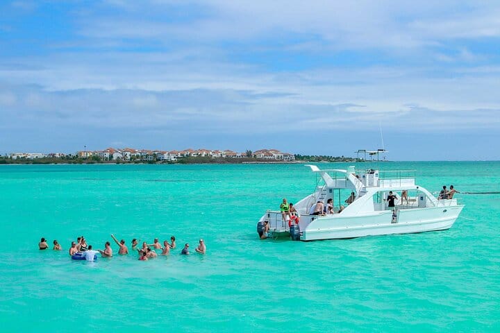 Luxury Catamaran Cruise: Snorkel, Beach Club, Cenote & Open Bar 3