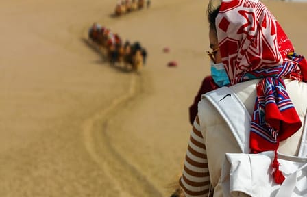 Desert Safari with Camel Riding and BBQ Dinner