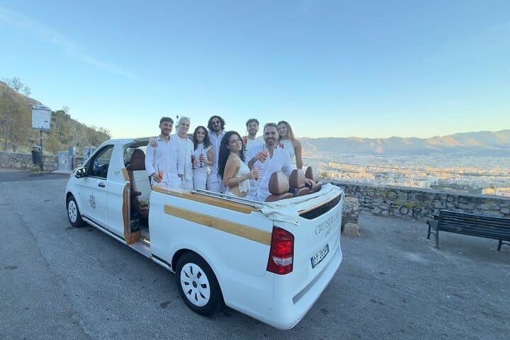 Palermo: Tour of Historical Center, Catacombs & Monreale in CruiserCar