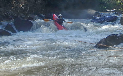 Advanced White Water Kayaking Tour on Mae Wang River