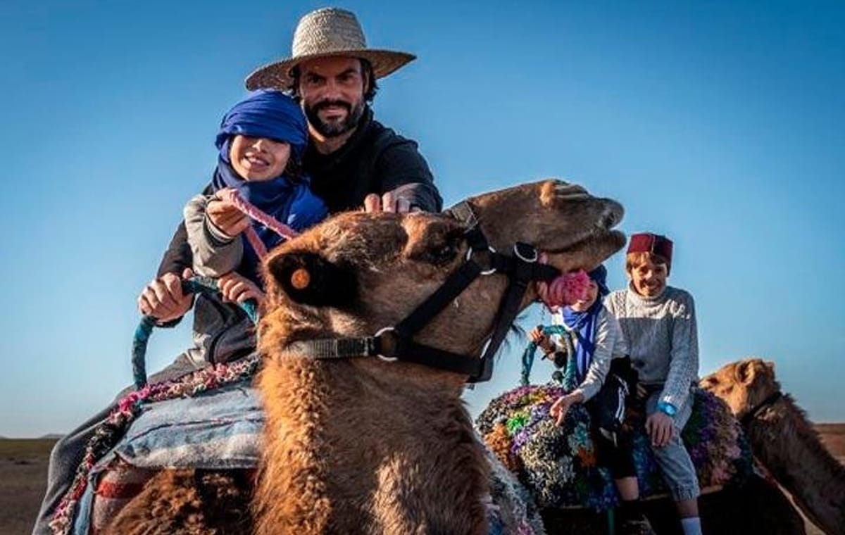 Camel excursion on the road to Ourika from Marrakech