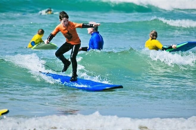 Surfing Strandhill Waves. Sligo. Guided. 3 Hours.	 2