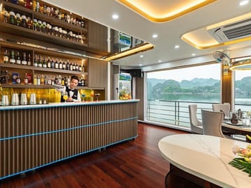 Halong Bay Hercules Premium Day Cruise with Cave, Island, Buffet