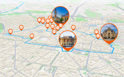 Lille Audio Guided Walking Tour with 22 Insights