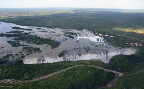 Scenic Helicopter Flight Over Victoria Falls, Zimbabwe