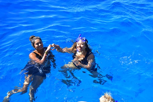 Snorkelling with turtles, Marsa Alam