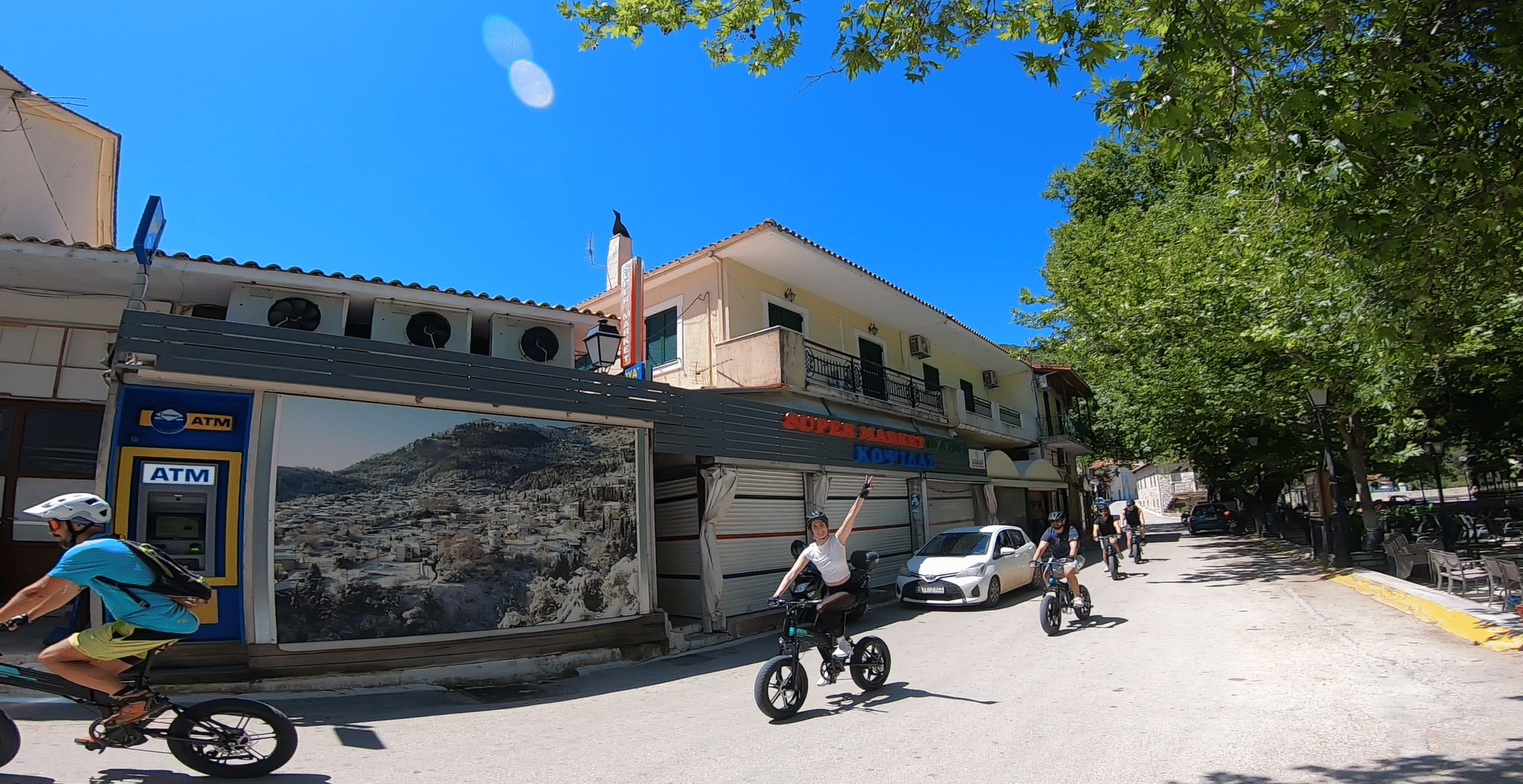 E-bike Guided Tour Lefkada - Start and finish at Karya Village