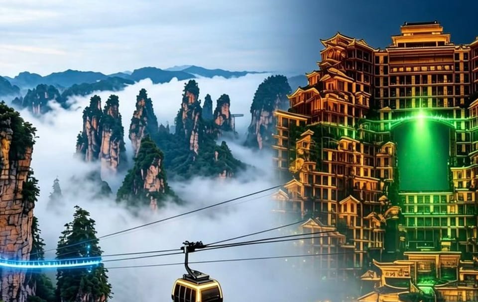 Private 1-Day Tour of Avatar Mountain and 72 Wonder Tower