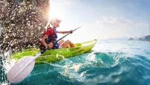 Kayaking at Jumeirah Beach Dubai - 60 Minutes