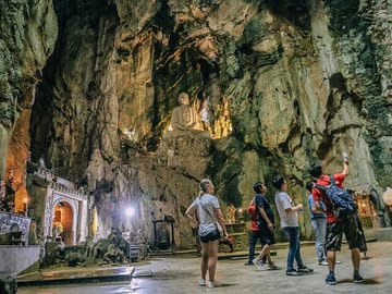 Small Group Tour : Marble Mountains-Am Phu Cave - Monkey Mountain