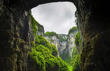 Chongqing City Day Tour to Wulong County's Natural Bridges