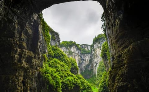 Chongqing City Day Tour to Wulong County's Natural Bridges