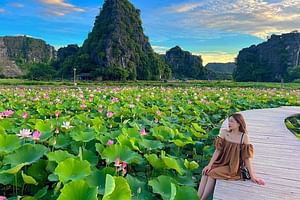 Ninh Binh Full-Day Tour from Hanoi with Boat and Bike