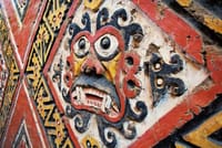 Admire the detailed frescoes on the Temple of the Moon