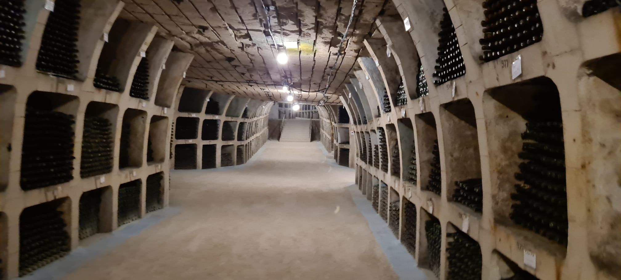 Underground streets of Milestii Mici Winery