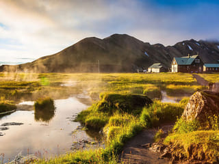 Geothermal waters of Landmannalaugar