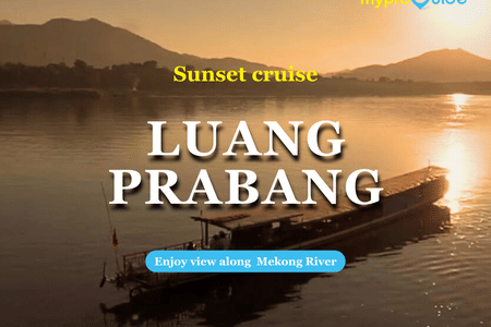 Sunset cruise on Luang Prabang river
