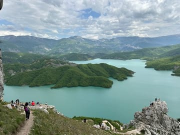 Hike Gamti Mountain with Views of Bovilla Lake from Tirana