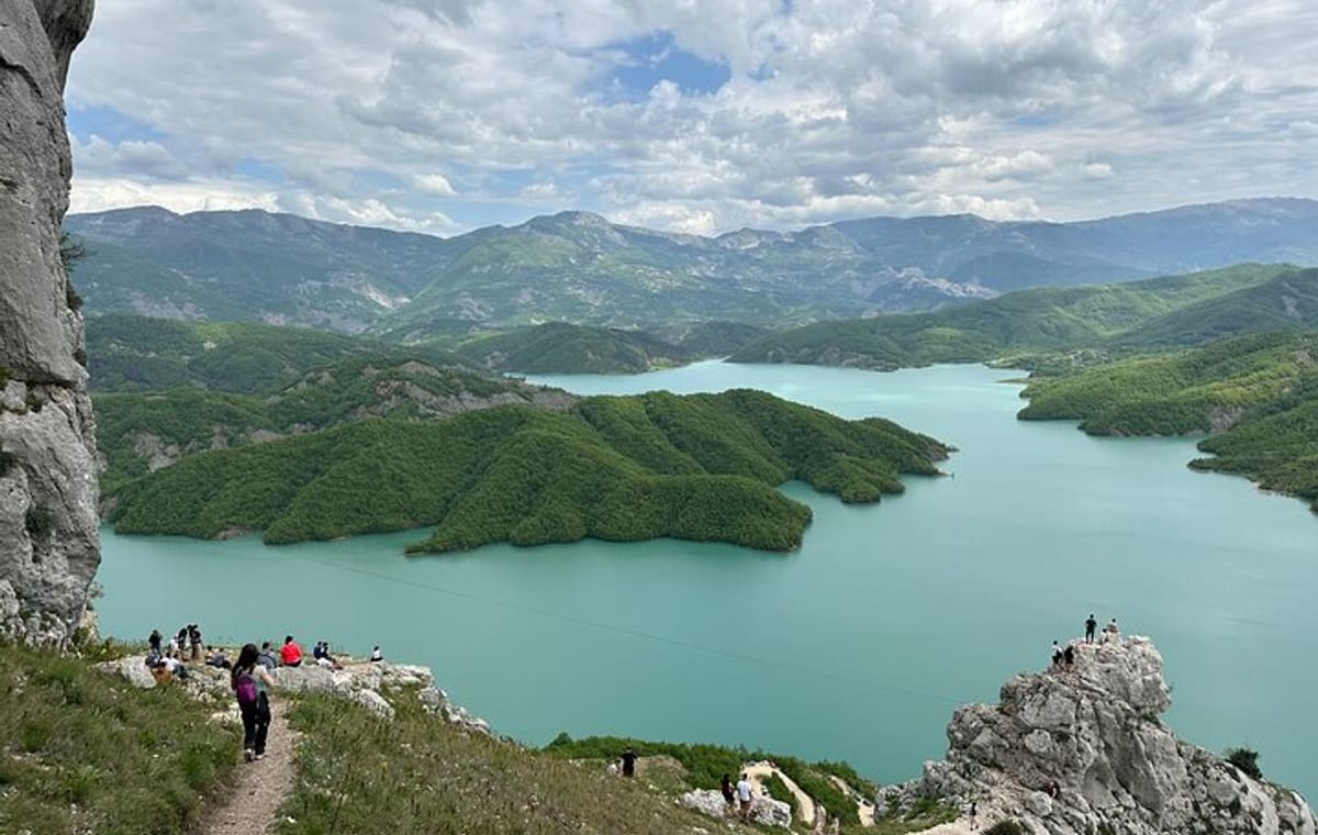 Hike Gamti Mountain with Bovilla lake view & canyon- From Tirana