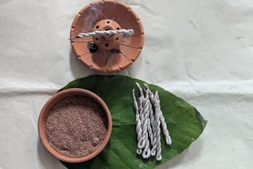 Leaf Plate Making Workshop in Kathmandu, Nepal