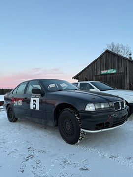 Rally car experience with professional driver.