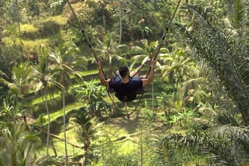 Private Day Tour of Bali Volcano and Jungle Swing Experience