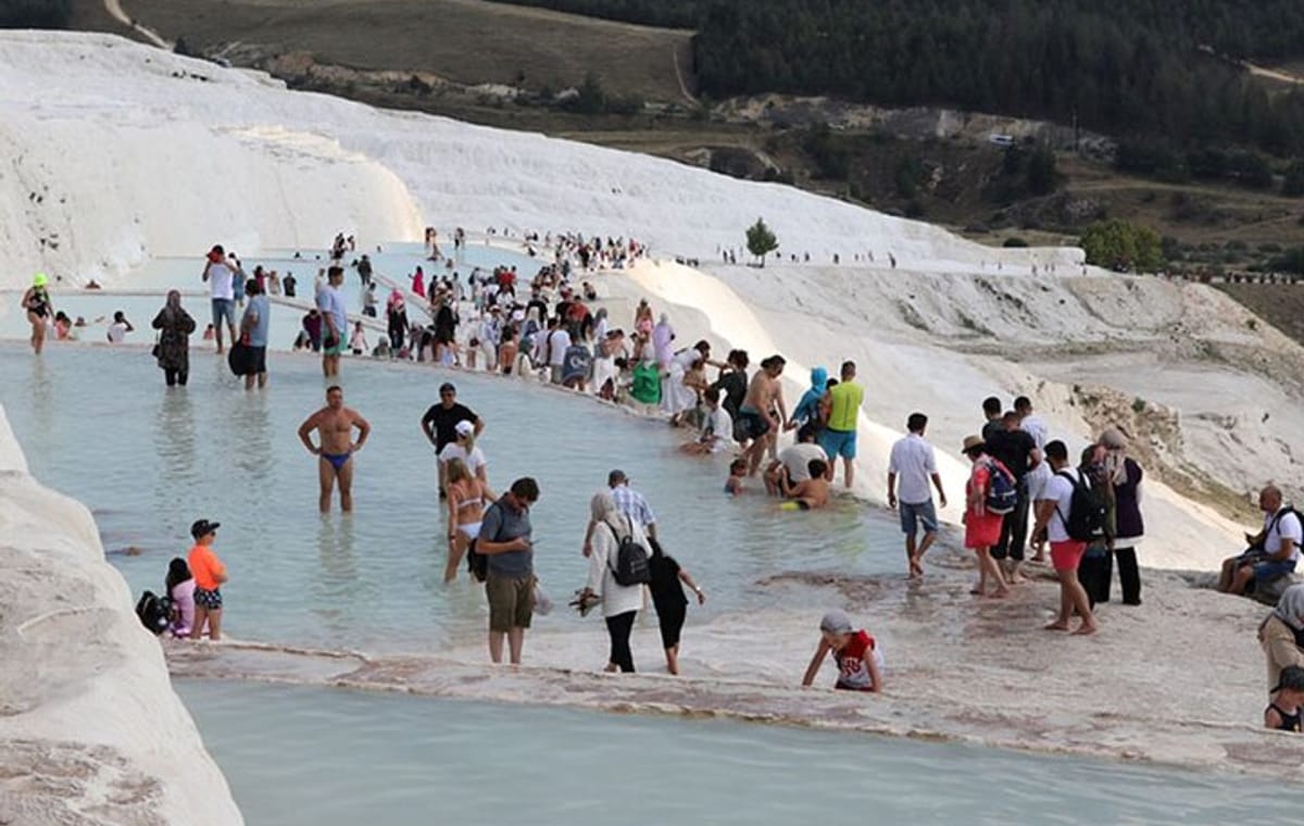 Full Day Private Tour in Pamukkale and Salda Lake from Side