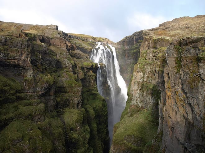 PRIVATE Glymur Waterfall Hike & Hvammsvík Nature Baths  3