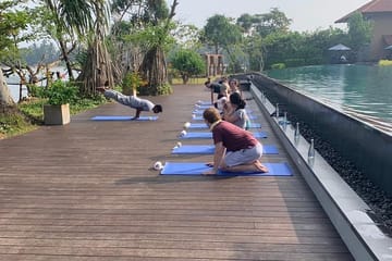 Yoga Class in Wathuregama, Sri Lanka