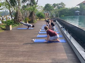 Yoga Class in Wathuregama, Sri Lanka