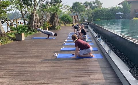Yoga Class in Wathuregama, Sri Lanka