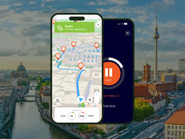 GPS audioguide application: Easy navigation between Cold War monuments (Offline).
