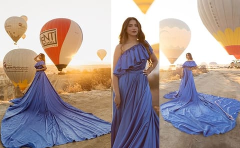 Cappadocia Photo Shoot Experience in Göreme with Flying Dress